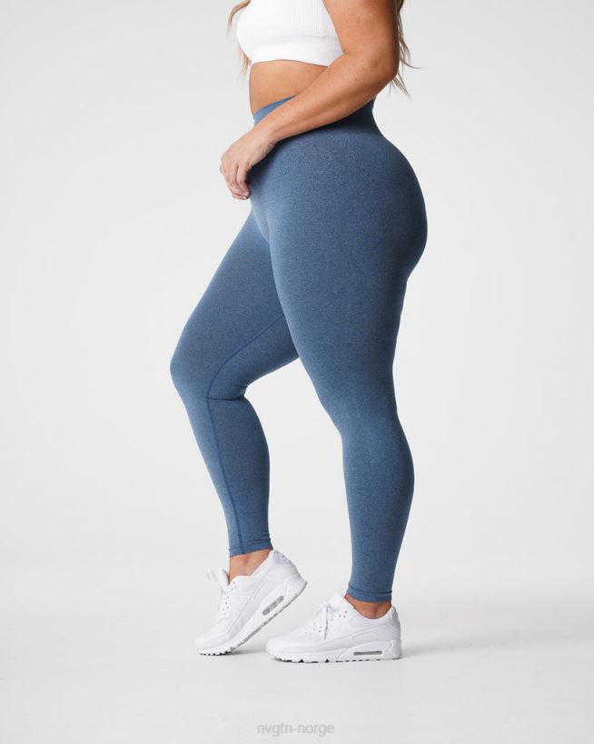 nv sømløse leggings 22RN2T608 skiferblå Fitness NVGTN kvinner