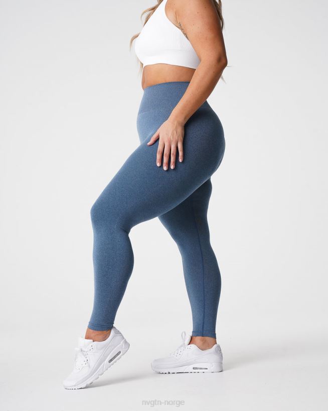 nv sømløse leggings 22RN2T608 skiferblå Fitness NVGTN kvinner
