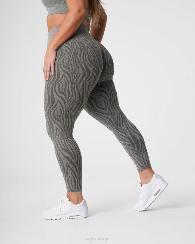 sebra sømløse leggings 22RN2T687 kakigrønn Fitness NVGTN kvinner