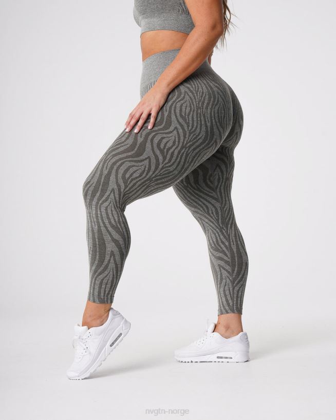 sebra sømløse leggings 22RN2T687 kakigrønn Fitness NVGTN kvinner