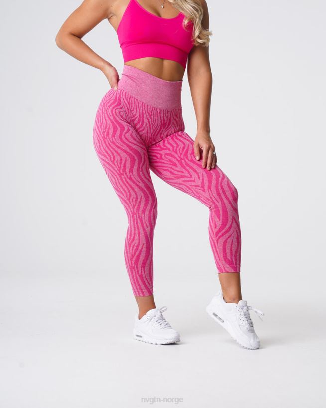 sebra sømløse leggings 22RN2T691 fuchsia Fitness NVGTN kvinner