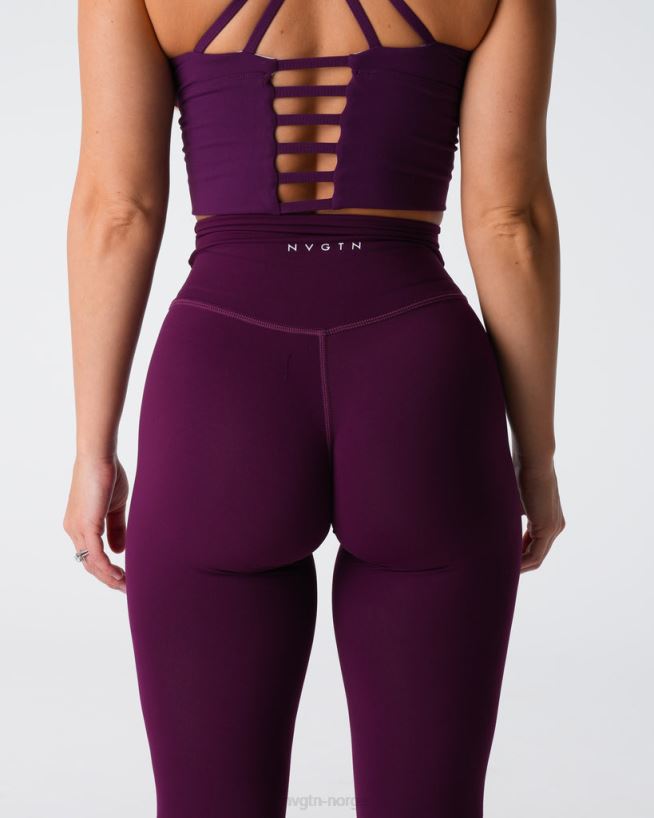 signatur 2.0 leggings 22RN2T547 plomme Fitness NVGTN kvinner