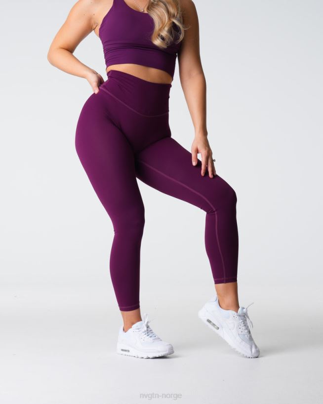 signatur 2.0 leggings 22RN2T547 plomme Fitness NVGTN kvinner