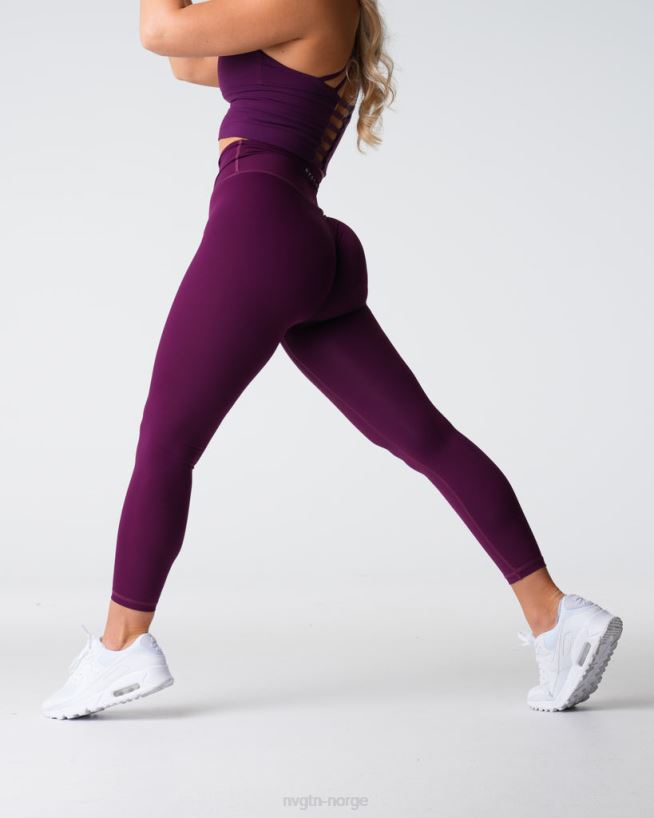 signatur 2.0 leggings 22RN2T547 plomme Fitness NVGTN kvinner
