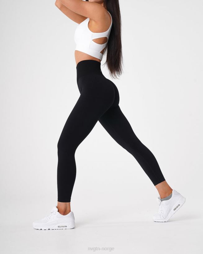 solide sømløse leggings 22RN2T495 svart Fitness NVGTN kvinner