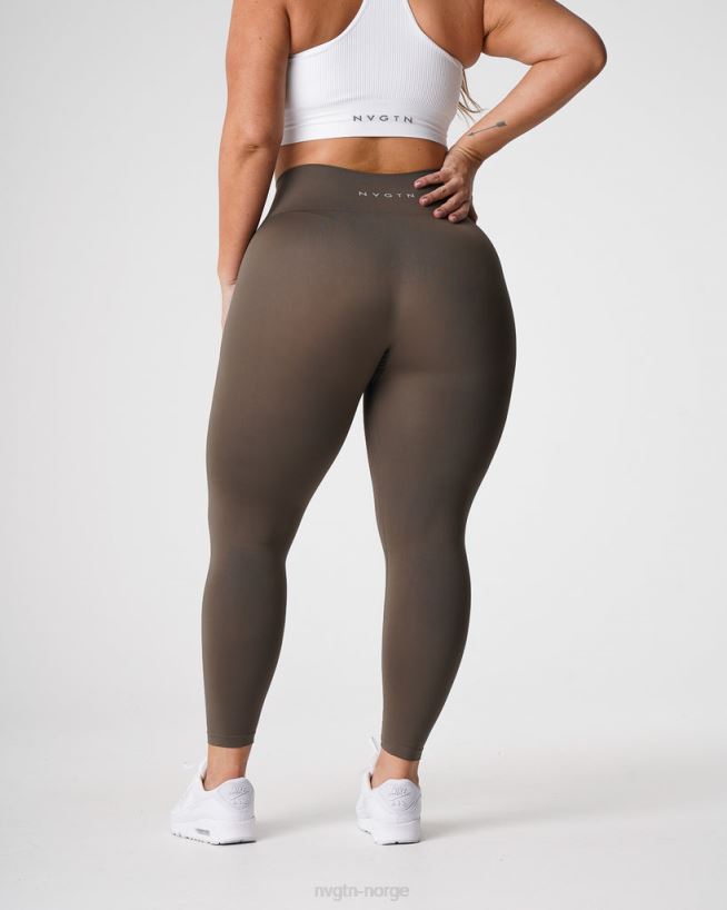 solide sømløse leggings 22RN2T557 oliven Fitness NVGTN kvinner