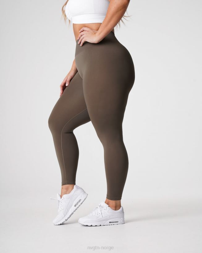 solide sømløse leggings 22RN2T557 oliven Fitness NVGTN kvinner