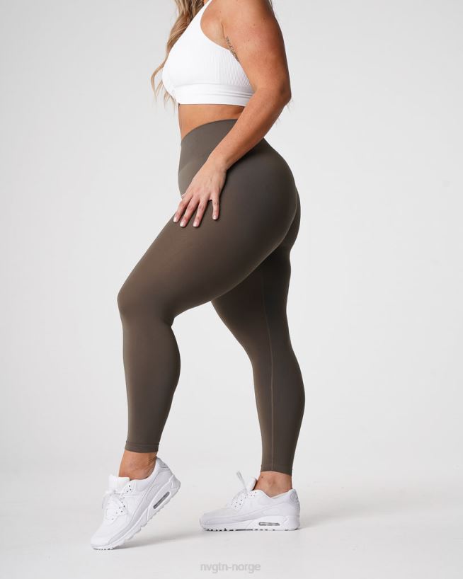 solide sømløse leggings 22RN2T557 oliven Fitness NVGTN kvinner