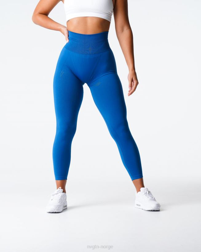 solide sømløse leggings 22RN2T571 midnatt blå Fitness NVGTN kvinner