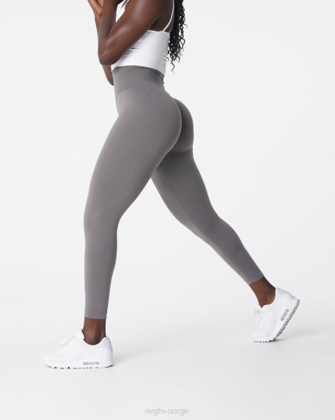 solide sømløse leggings 22RN2T572 kull Fitness NVGTN kvinner