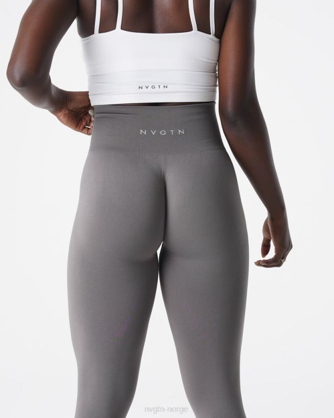 solide sømløse leggings 22RN2T572 kull Fitness NVGTN kvinner