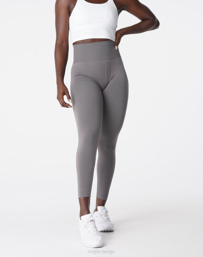 solide sømløse leggings 22RN2T572 kull Fitness NVGTN kvinner