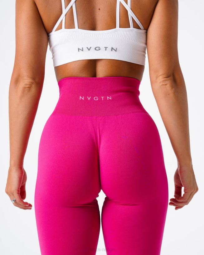 solide sømløse leggings 22RN2T576 magenta Fitness NVGTN kvinner