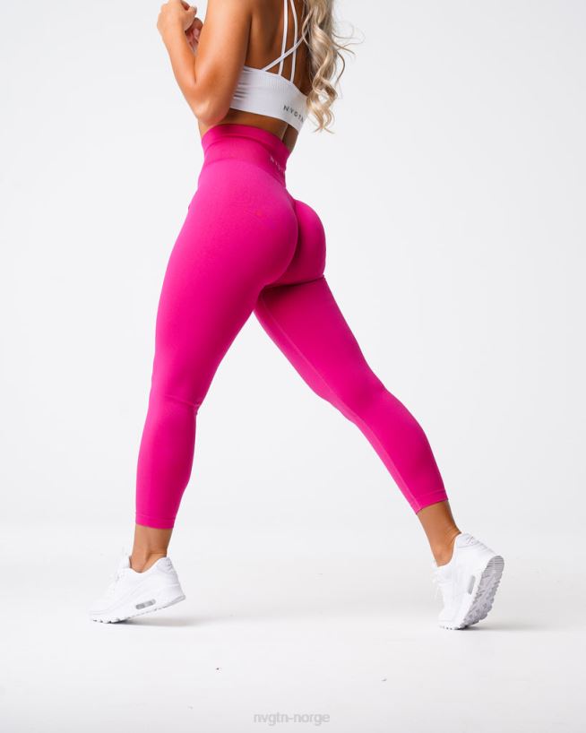 solide sømløse leggings 22RN2T576 magenta Fitness NVGTN kvinner
