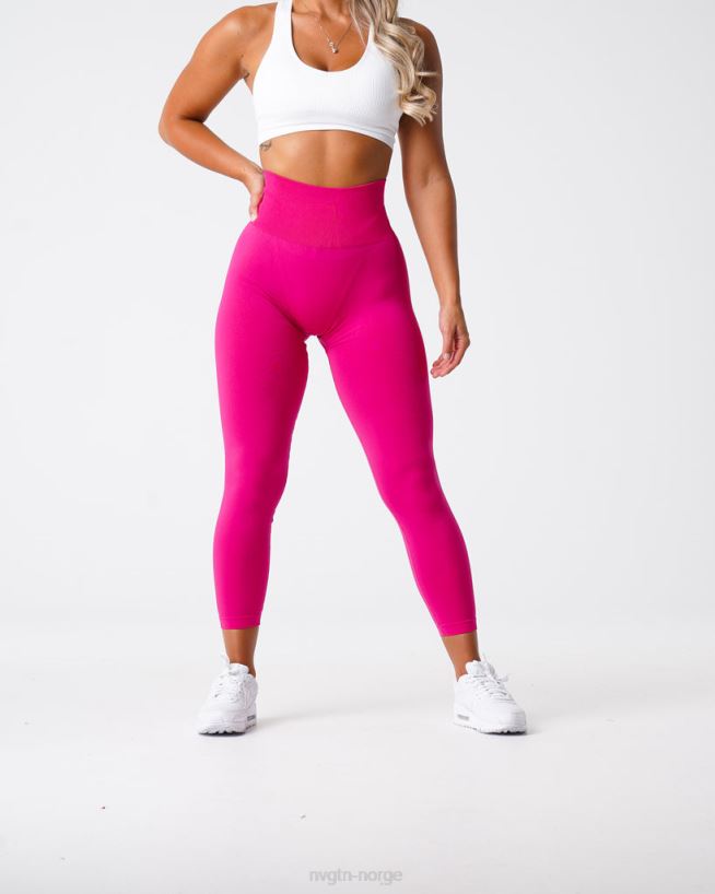 solide sømløse leggings 22RN2T576 magenta Fitness NVGTN kvinner