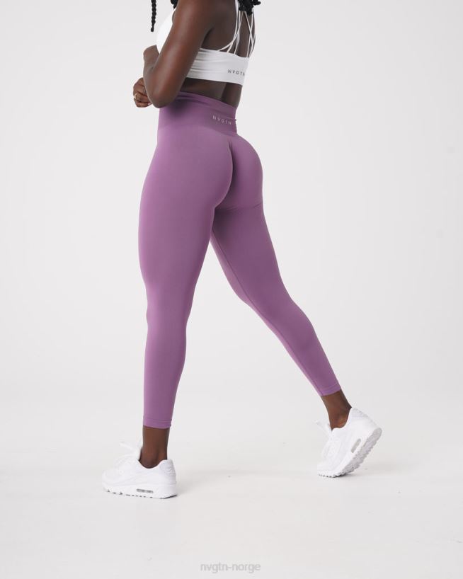 solide sømløse leggings 22RN2T577 orkide Fitness NVGTN kvinner