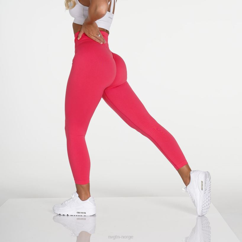 solide sømløse leggings 22RN2T694 hawaiisk rosa Fitness NVGTN kvinner