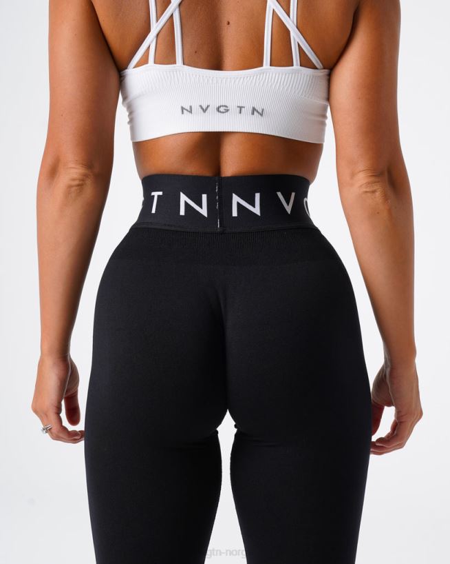sport sømløse leggings 22RN2T496 svart Fitness NVGTN kvinner
