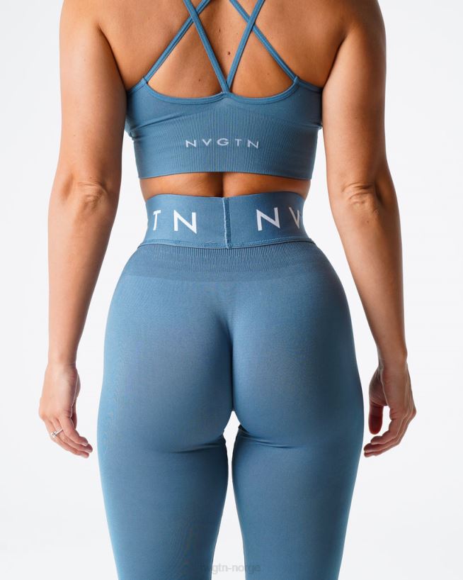 sport sømløse leggings 22RN2T498 steinblå Fitness NVGTN kvinner