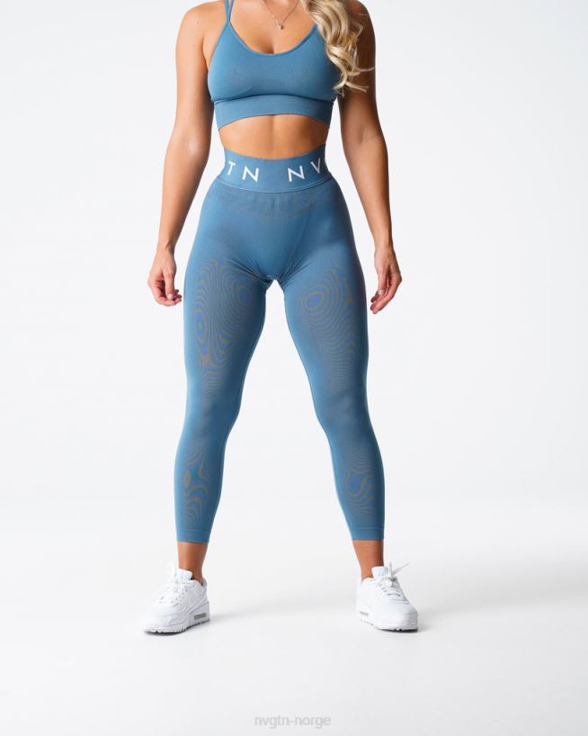 sport sømløse leggings 22RN2T498 steinblå Fitness NVGTN kvinner