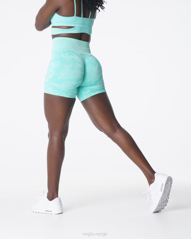 camo sømløse shorts 22RN2T448 mynte Fitness NVGTN kvinner