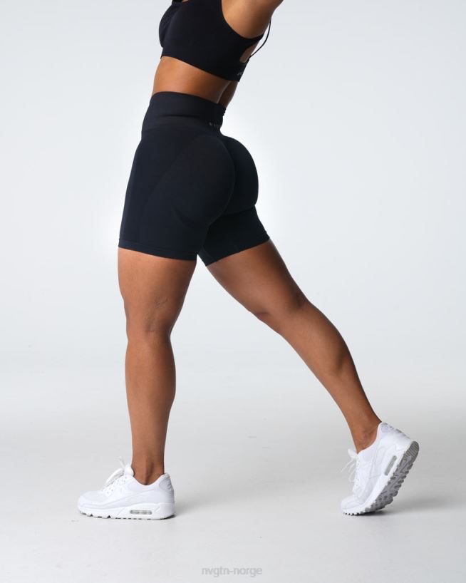 contour 2.0 sømløs shorts 22RN2T316 svart Fitness NVGTN kvinner