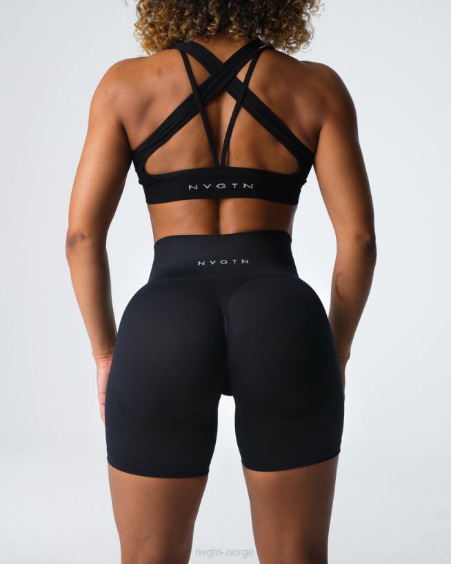 contour 2.0 sømløs shorts 22RN2T316 svart Fitness NVGTN kvinner