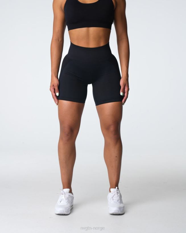 contour 2.0 sømløs shorts 22RN2T316 svart Fitness NVGTN kvinner