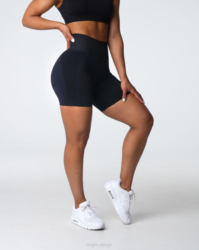 contour 2.0 sømløs shorts 22RN2T316 svart Fitness NVGTN kvinner