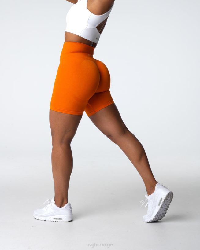 contour 2.0 sømløs shorts 22RN2T318 mandarin Fitness NVGTN kvinner