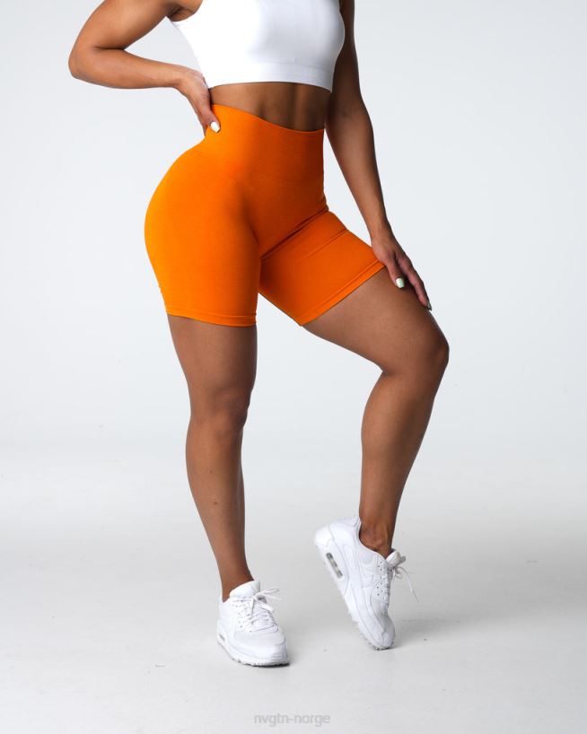 contour 2.0 sømløs shorts 22RN2T318 mandarin Fitness NVGTN kvinner