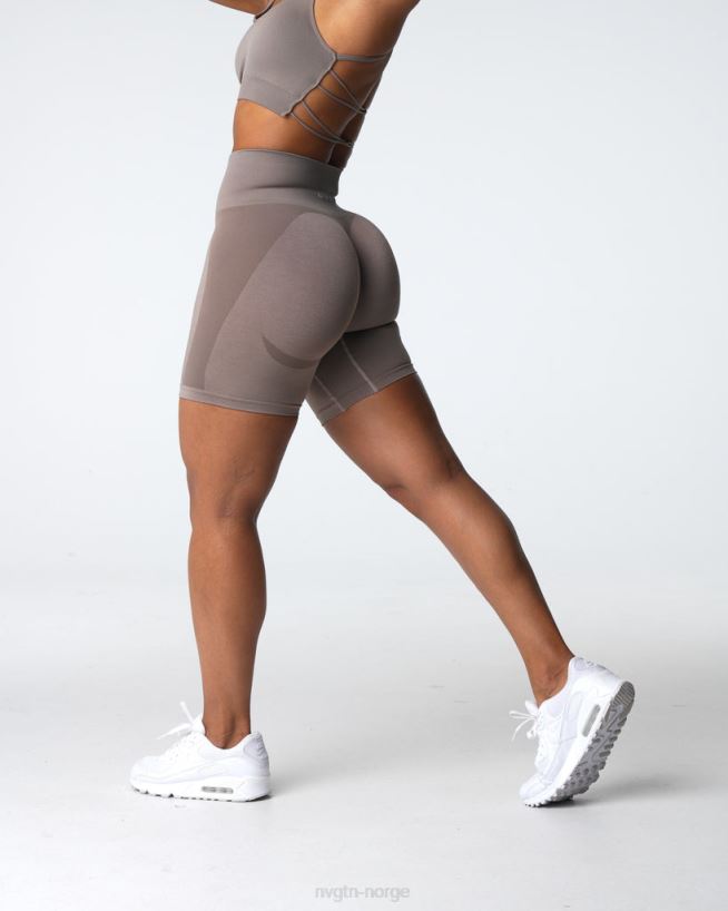 contour 2.0 sømløs shorts 22RN2T320 taupe Fitness NVGTN kvinner