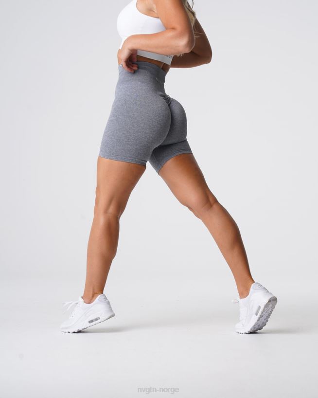 crunch sømløse shorts 22RN2T394 grå Fitness NVGTN kvinner