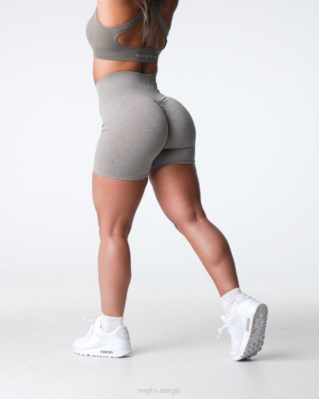 crunch sømløse shorts 22RN2T395 taupe Fitness NVGTN kvinner