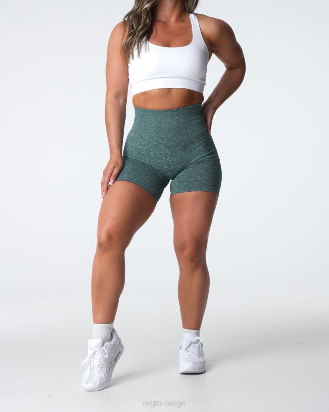crunch sømløse shorts 22RN2T398 Skoggrønn Fitness NVGTN kvinner