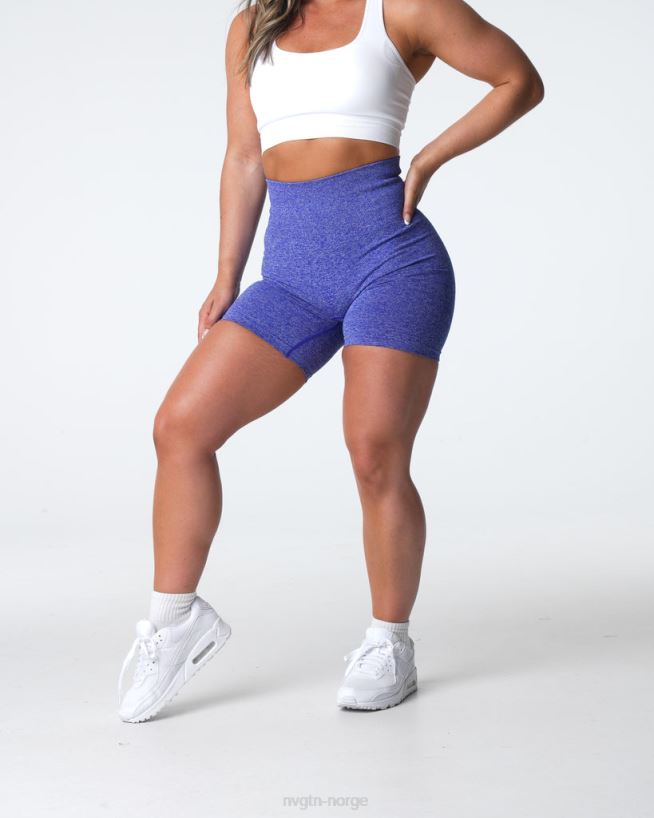 crunch sømløse shorts 22RN2T402 elektrisk blå Fitness NVGTN kvinner