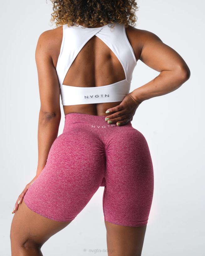 crunch sømløse shorts 22RN2T404 Høyrød Fitness NVGTN kvinner