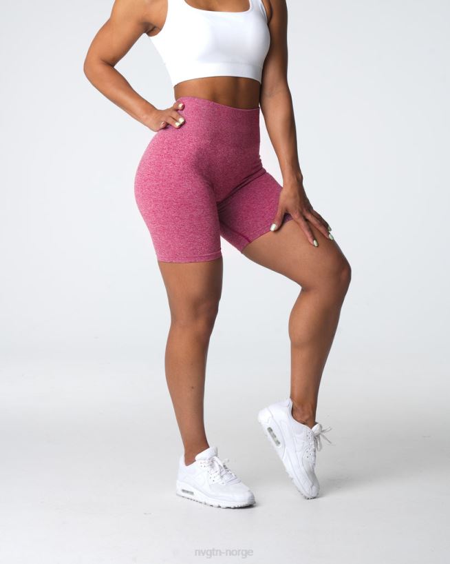 crunch sømløse shorts 22RN2T404 Høyrød Fitness NVGTN kvinner