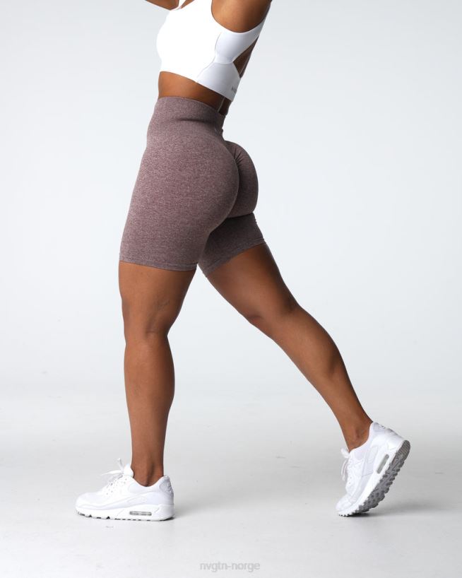 crunch sømløse shorts 22RN2T411 kakao Fitness NVGTN kvinner
