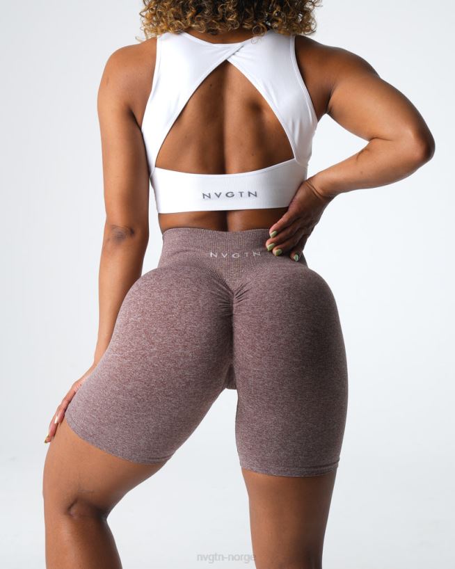 crunch sømløse shorts 22RN2T411 kakao Fitness NVGTN kvinner