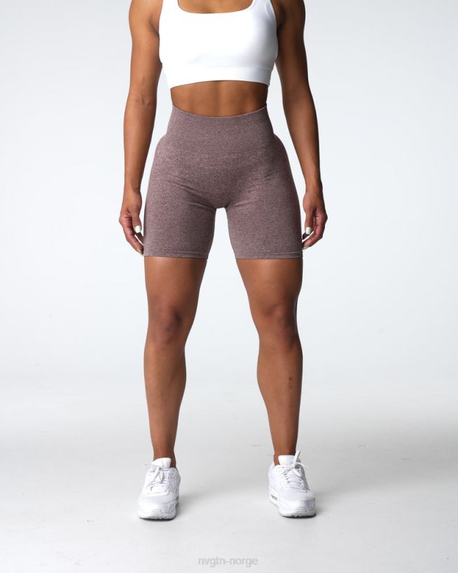 crunch sømløse shorts 22RN2T411 kakao Fitness NVGTN kvinner