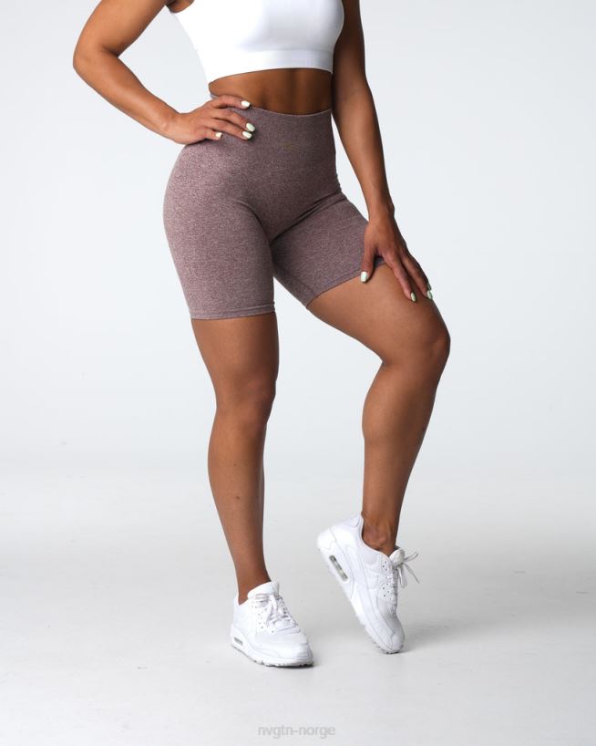 crunch sømløse shorts 22RN2T411 kakao Fitness NVGTN kvinner