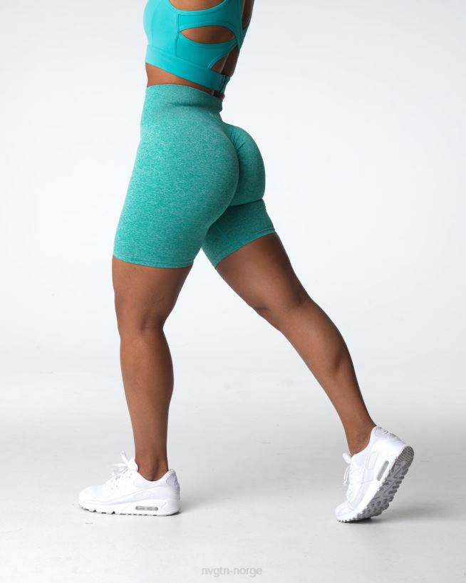 crunch sømløse shorts 22RN2T413 turkis Fitness NVGTN kvinner
