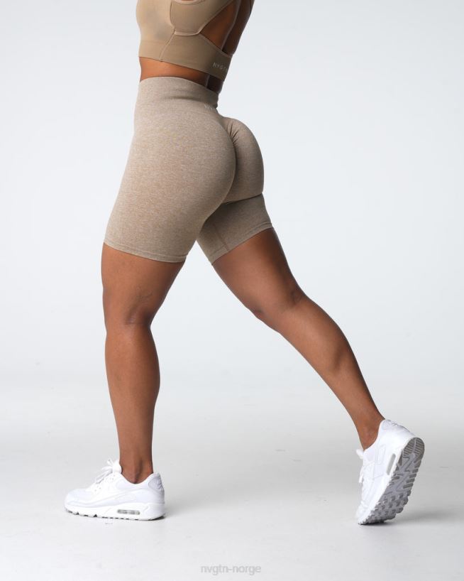 crunch sømløse shorts 22RN2T414 beige Fitness NVGTN kvinner