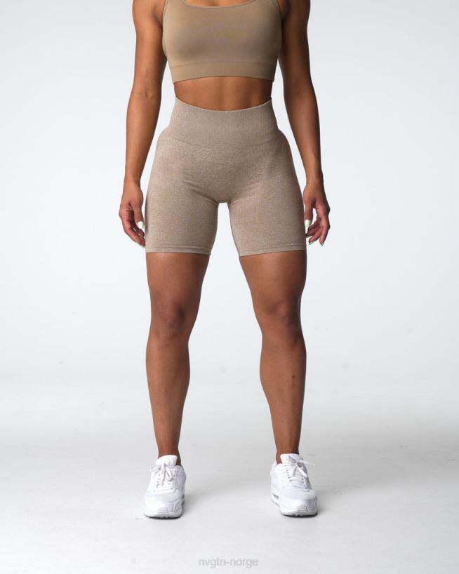 crunch sømløse shorts 22RN2T414 beige Fitness NVGTN kvinner