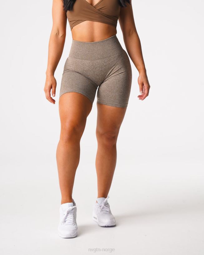 crunch sømløse shorts 22RN2T418 mokka Fitness NVGTN kvinner