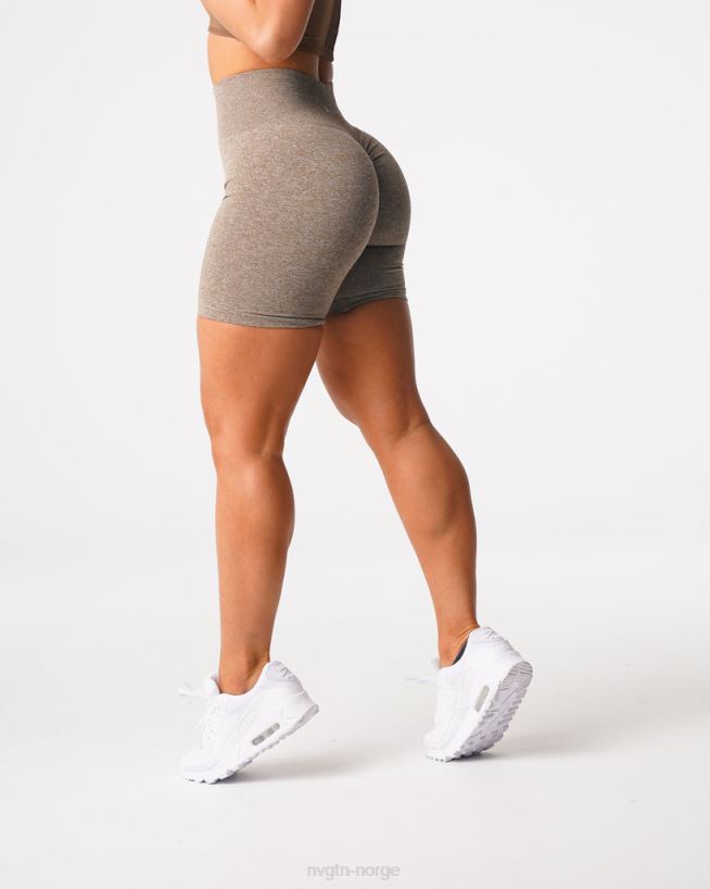 crunch sømløse shorts 22RN2T418 mokka Fitness NVGTN kvinner