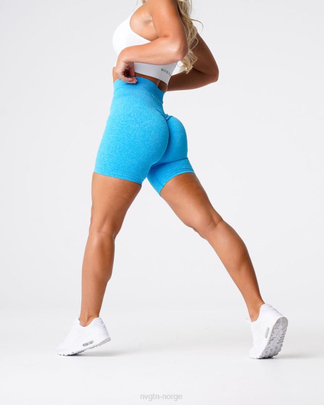 crunch sømløse shorts 22RN2T423 karibisk Fitness NVGTN kvinner