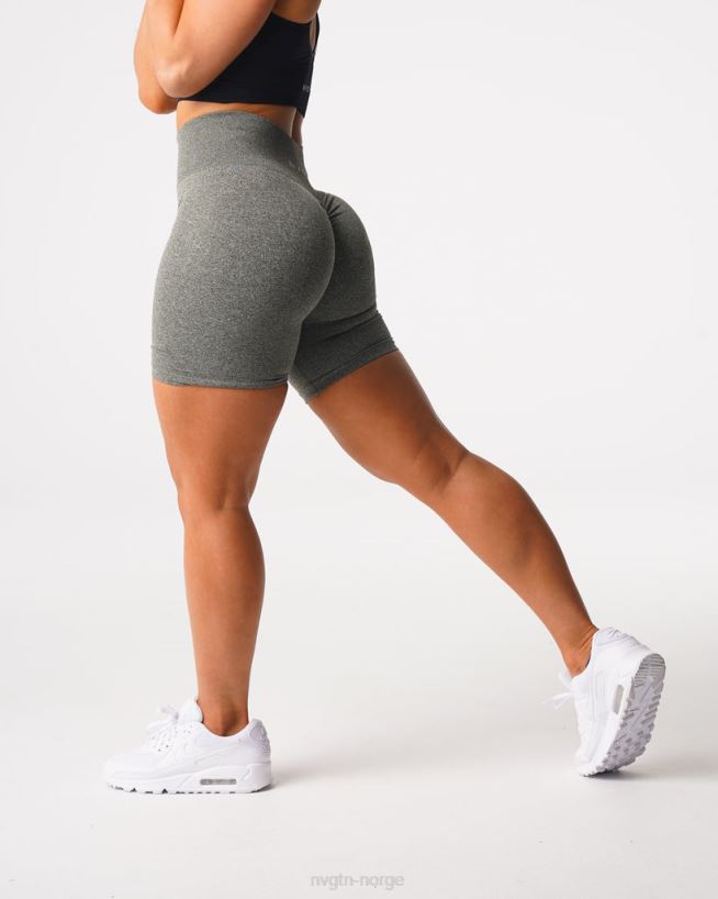 crunch sømløse shorts 22RN2T425 kakigrønn Fitness NVGTN kvinner