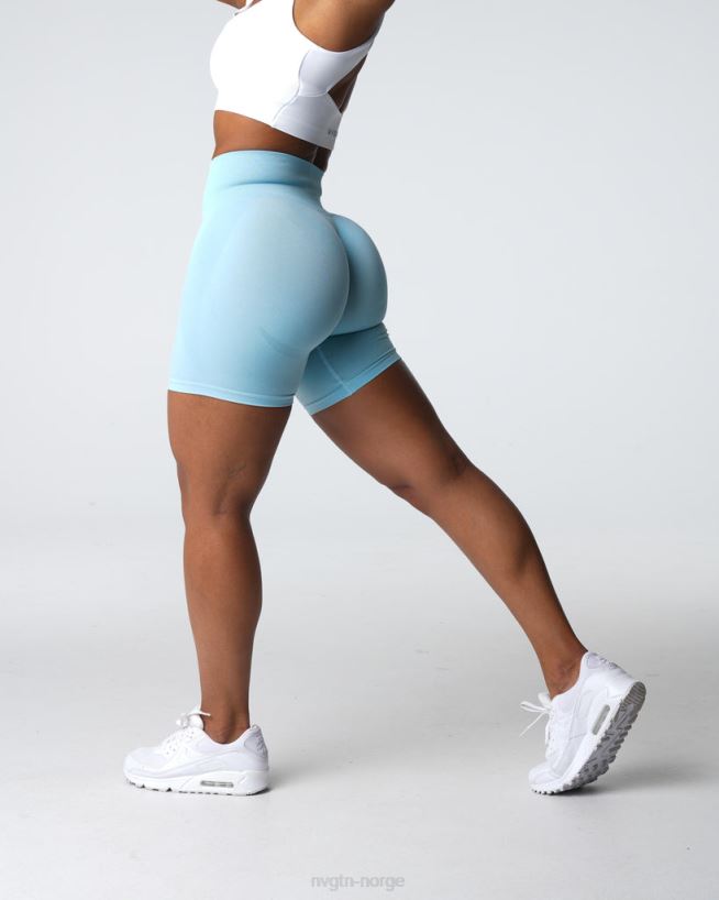 kontur sømløse shorts 22RN2T323 pastell blå Fitness NVGTN kvinner
